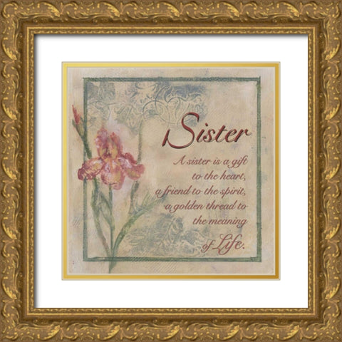 . Gold Ornate Wood Framed Art Print with Double Matting by Haynes, Smith