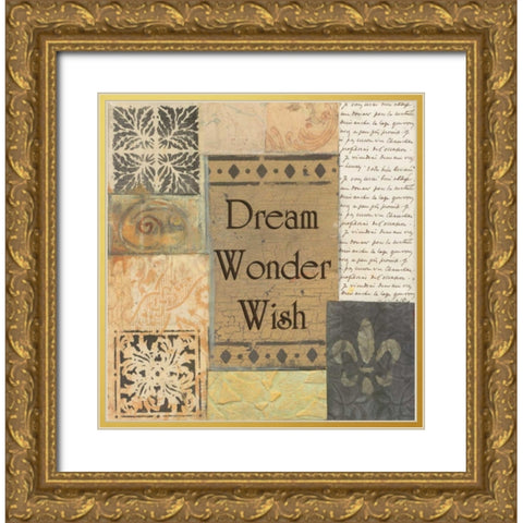 . Gold Ornate Wood Framed Art Print with Double Matting by Haynes, Smith