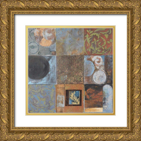 . Gold Ornate Wood Framed Art Print with Double Matting by Haynes, Smith
