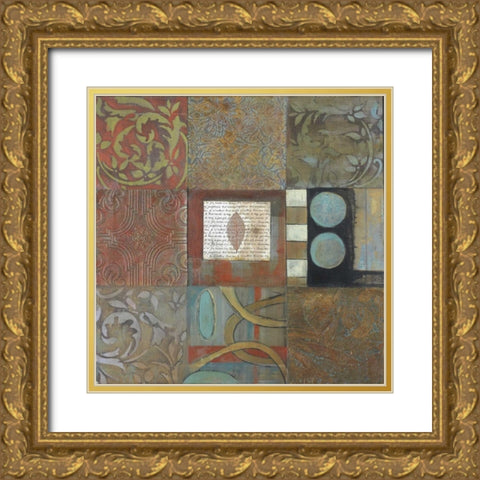 . Gold Ornate Wood Framed Art Print with Double Matting by Haynes, Smith