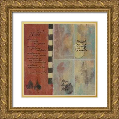 . Gold Ornate Wood Framed Art Print with Double Matting by Haynes, Smith