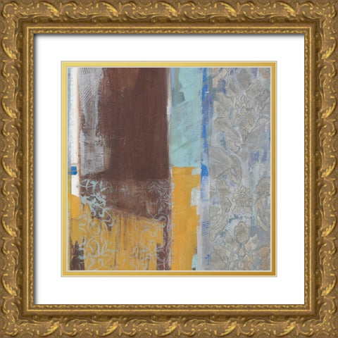 . Gold Ornate Wood Framed Art Print with Double Matting by Haynes, Smith