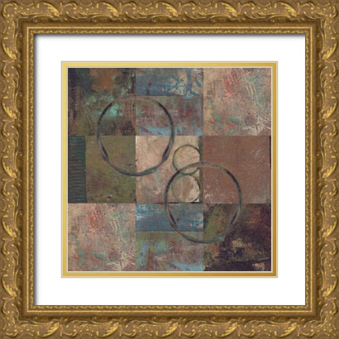 . Gold Ornate Wood Framed Art Print with Double Matting by Haynes, Smith