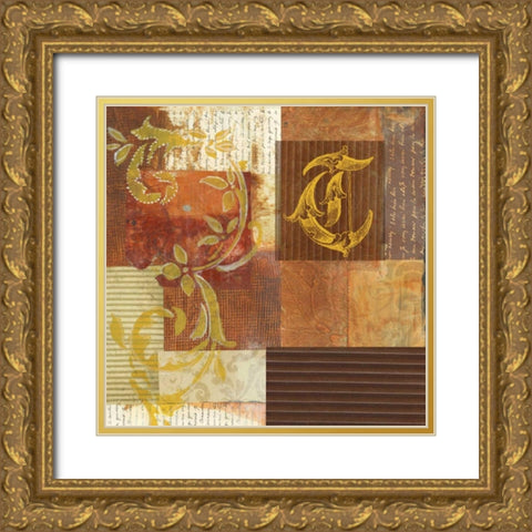 . Gold Ornate Wood Framed Art Print with Double Matting by Haynes, Smith