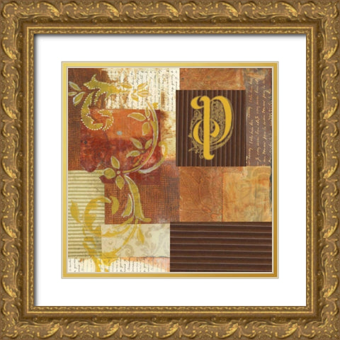 . Gold Ornate Wood Framed Art Print with Double Matting by Haynes, Smith