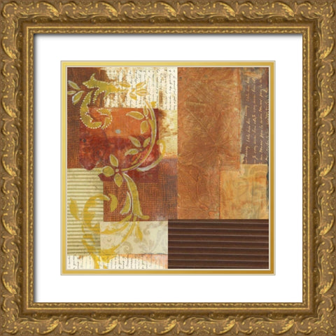 . Gold Ornate Wood Framed Art Print with Double Matting by Haynes, Smith