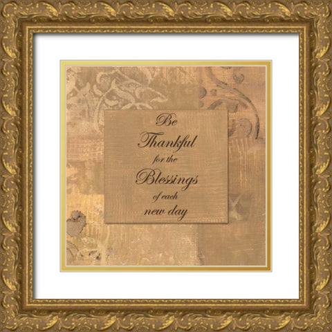 . Gold Ornate Wood Framed Art Print with Double Matting by Haynes, Smith