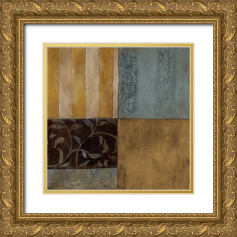 . Gold Ornate Wood Framed Art Print with Double Matting by Haynes, Smith