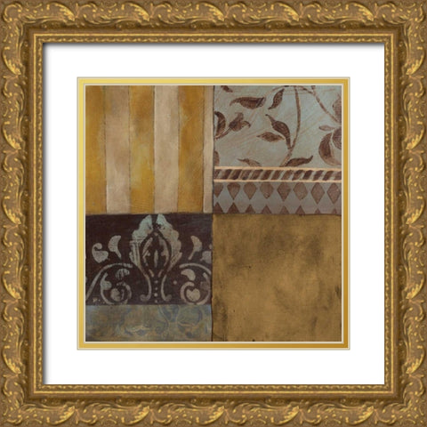 . Gold Ornate Wood Framed Art Print with Double Matting by Haynes, Smith
