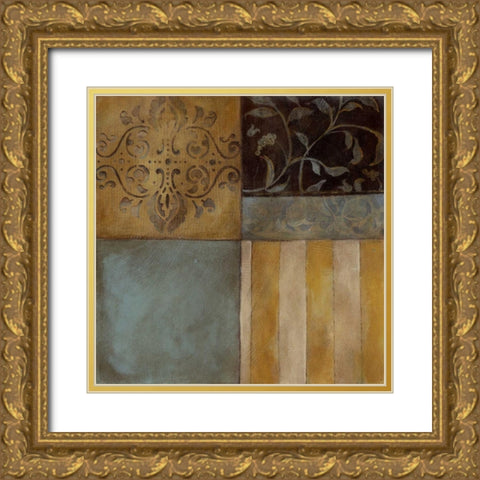 . Gold Ornate Wood Framed Art Print with Double Matting by Haynes, Smith
