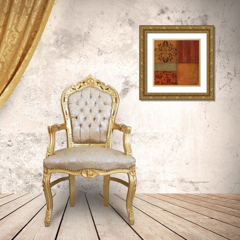 . Gold Ornate Wood Framed Art Print with Double Matting by Haynes, Smith