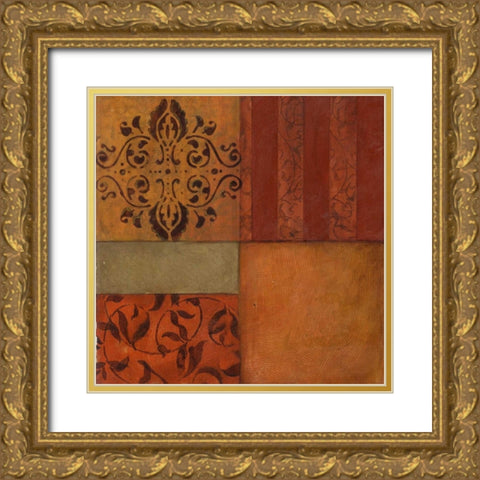 . Gold Ornate Wood Framed Art Print with Double Matting by Haynes, Smith