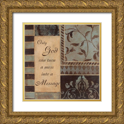 . Gold Ornate Wood Framed Art Print with Double Matting by Haynes, Smith