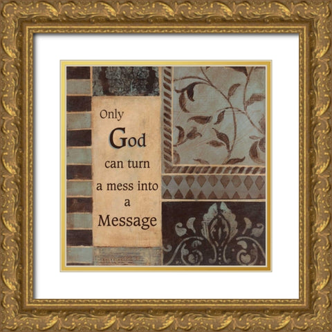 . Gold Ornate Wood Framed Art Print with Double Matting by Haynes, Smith
