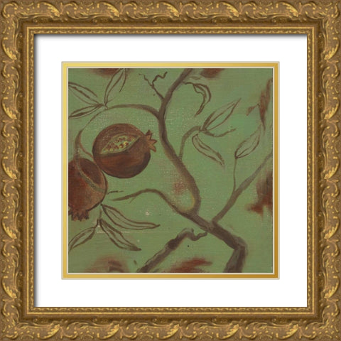 . Gold Ornate Wood Framed Art Print with Double Matting by Haynes, Smith