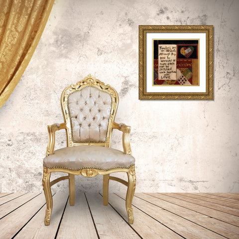 . Gold Ornate Wood Framed Art Print with Double Matting by Haynes, Smith