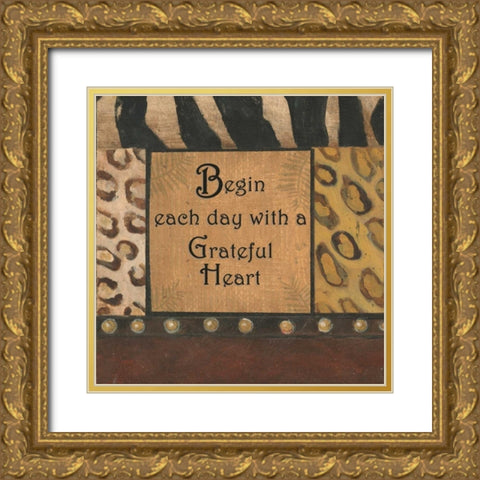 . Gold Ornate Wood Framed Art Print with Double Matting by Haynes, Smith
