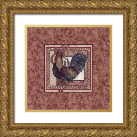 . Gold Ornate Wood Framed Art Print with Double Matting by Haynes, Smith