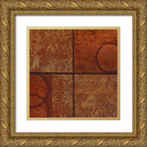 . Gold Ornate Wood Framed Art Print with Double Matting by Haynes, Smith