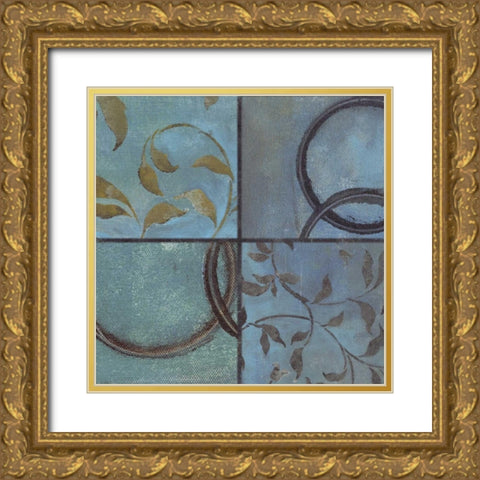 . Gold Ornate Wood Framed Art Print with Double Matting by Haynes, Smith