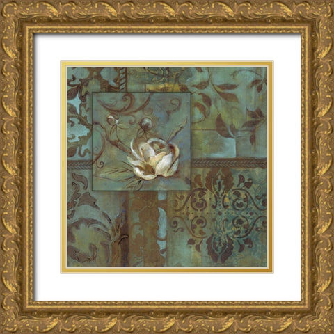 . Gold Ornate Wood Framed Art Print with Double Matting by Haynes, Smith