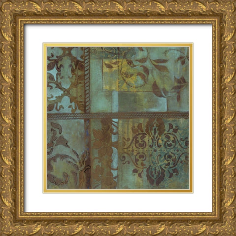 . Gold Ornate Wood Framed Art Print with Double Matting by Haynes, Smith