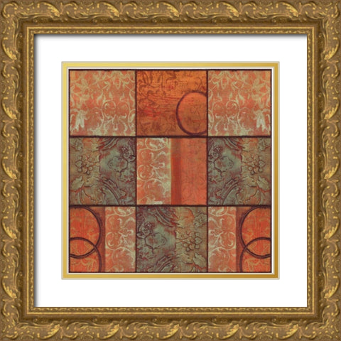 . Gold Ornate Wood Framed Art Print with Double Matting by Haynes, Smith