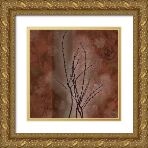 . Gold Ornate Wood Framed Art Print with Double Matting by Haynes, Smith