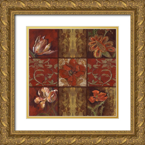 . Gold Ornate Wood Framed Art Print with Double Matting by Haynes, Smith