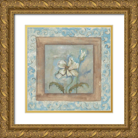 . Gold Ornate Wood Framed Art Print with Double Matting by Haynes, Smith