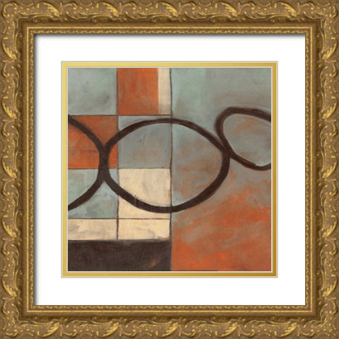. Gold Ornate Wood Framed Art Print with Double Matting by Haynes, Smith