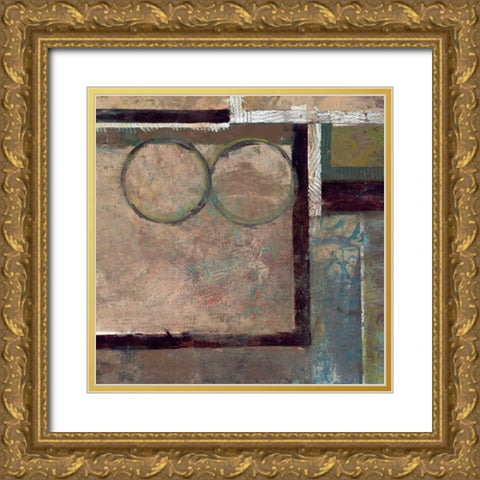 . Gold Ornate Wood Framed Art Print with Double Matting by Haynes, Smith