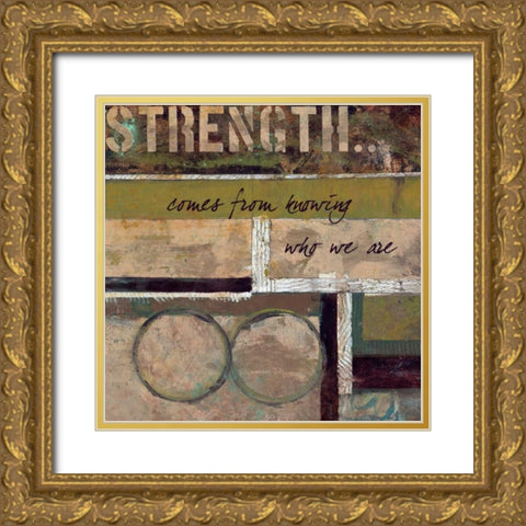 . Gold Ornate Wood Framed Art Print with Double Matting by Haynes, Smith