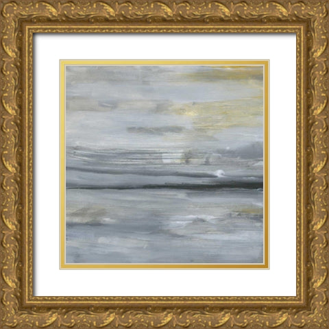 Cloudy Evening 3 Gold Ornate Wood Framed Art Print with Double Matting by Haynes, Smith