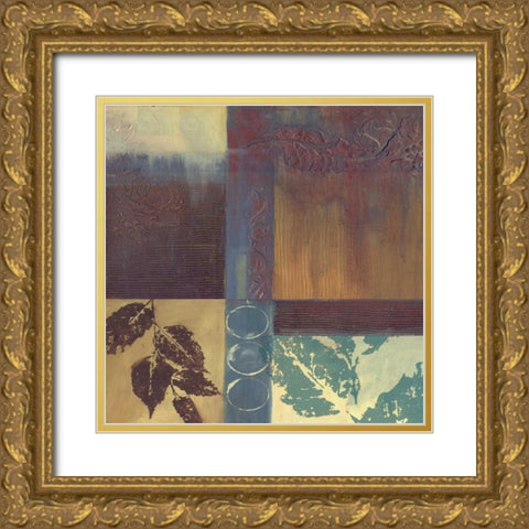 . Gold Ornate Wood Framed Art Print with Double Matting by Haynes, Smith
