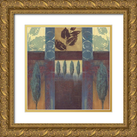. Gold Ornate Wood Framed Art Print with Double Matting by Haynes, Smith