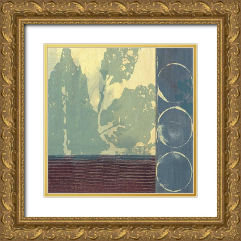 . Gold Ornate Wood Framed Art Print with Double Matting by Haynes, Smith