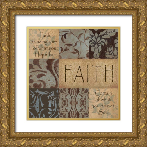 . Gold Ornate Wood Framed Art Print with Double Matting by Haynes, Smith