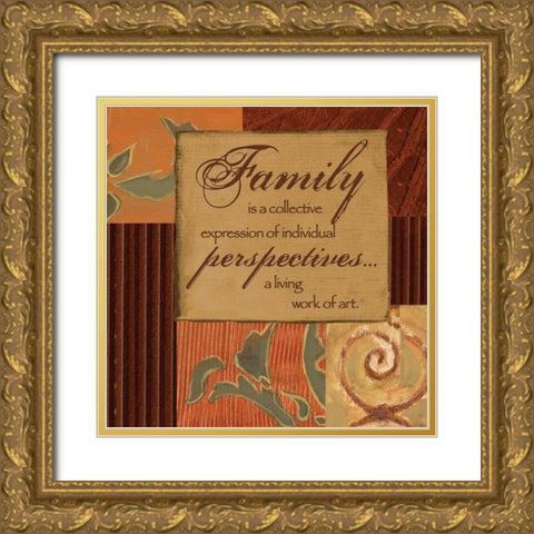. Gold Ornate Wood Framed Art Print with Double Matting by Haynes, Smith