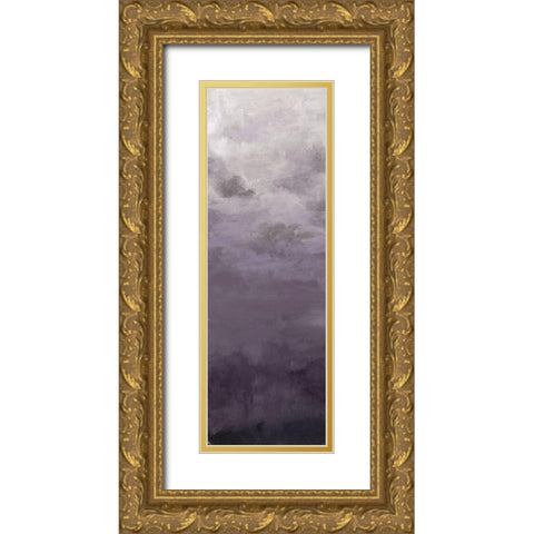 Lavenday Peek A Gold Ornate Wood Framed Art Print with Double Matting by Haynes, Smith
