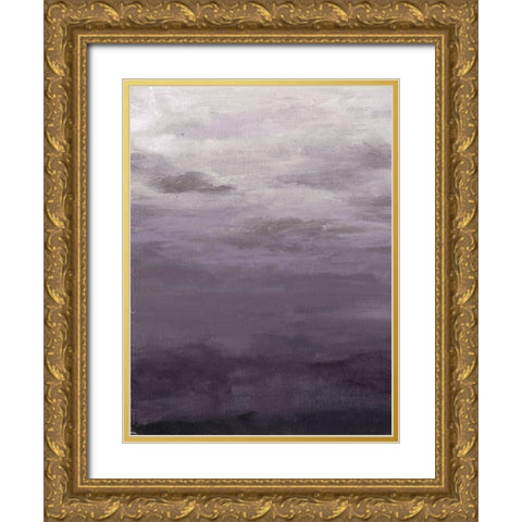 Lavenday A Gold Ornate Wood Framed Art Print with Double Matting by Haynes, Smith