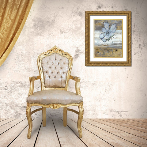 Anemone Fastlane Gold Ornate Wood Framed Art Print with Double Matting by Haynes, Smith