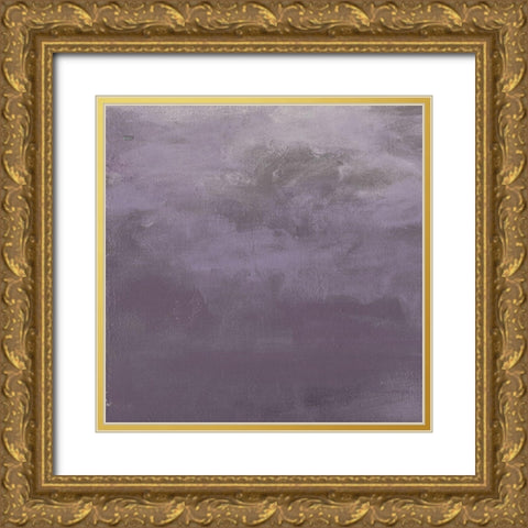 Lavenday Sky D Gold Ornate Wood Framed Art Print with Double Matting by Haynes, Smith