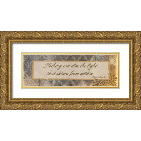 Light Within Gold Ornate Wood Framed Art Print with Double Matting by Haynes, Smith