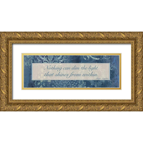 Light Within Gold Ornate Wood Framed Art Print with Double Matting by Haynes, Smith