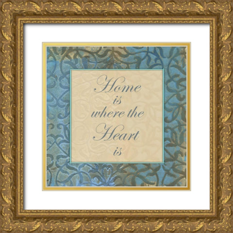 Hearty Home Gold Ornate Wood Framed Art Print with Double Matting by Haynes, Smith