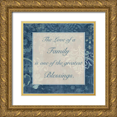 Greatest Blessings 3 Gold Ornate Wood Framed Art Print with Double Matting by Haynes, Smith