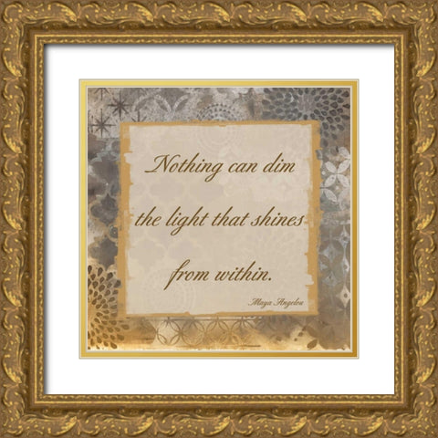 Light Within 4 Gold Ornate Wood Framed Art Print with Double Matting by Haynes, Smith