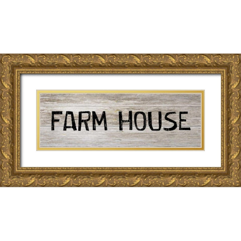 Fram House Gold Ornate Wood Framed Art Print with Double Matting by Lewis, Sheldon