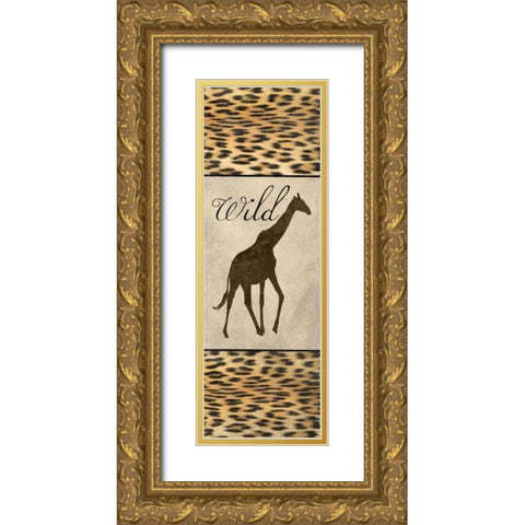 Wild Gold Ornate Wood Framed Art Print with Double Matting by Lewis, Sheldon